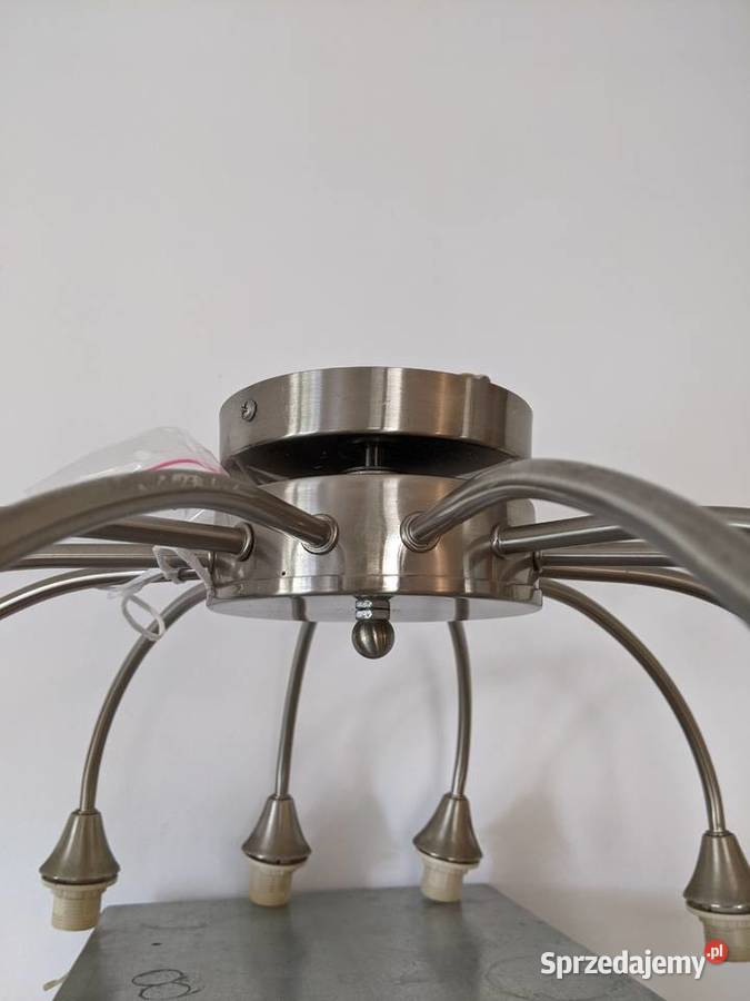 TANIO żyrandol 12ramienny stal chromowa duży Warszawa