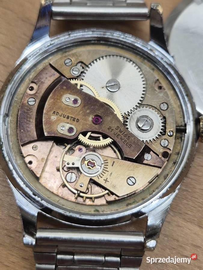 Zabytkowy zegarek Atlantic duża linia XXL Chorzów