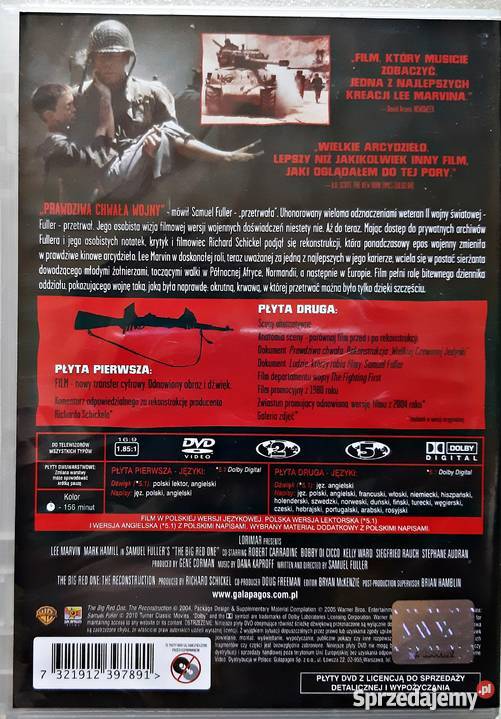 WIELKA CZERWONA JEDYNKA LEE MARVIN DWUPŁYTOWA edycja limitowana Filmy Kalisz