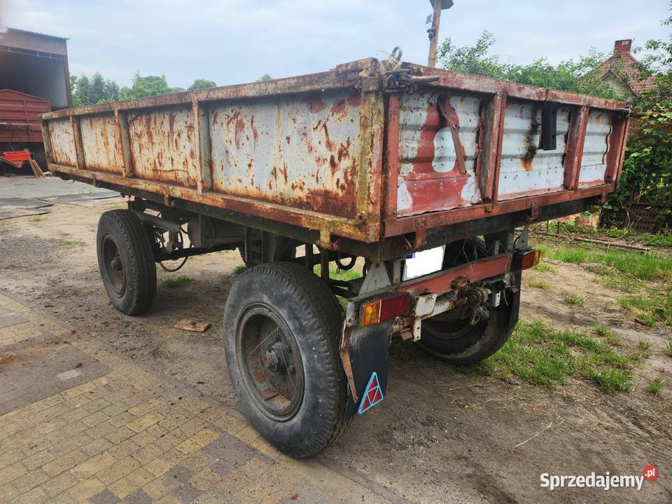 Przyczepa D732 1986 nieuszkodzony Przyczepy rolnicze Pomiary