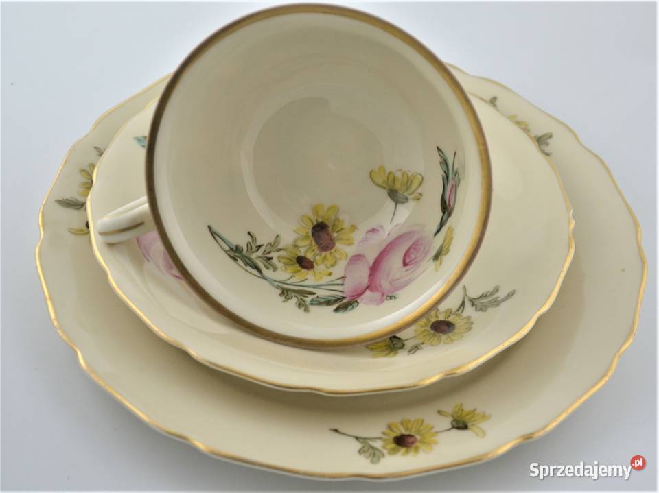 Zestaw śniadaniowy Thomas Ivory kwiaty Bavaria mazowieckie Bronisze sprzedam