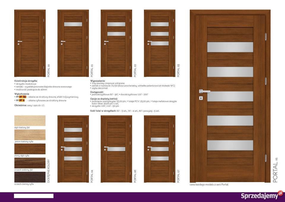 Drzwi pokojowe na wymiar Kamuflaż futryn Nowe Starachowice