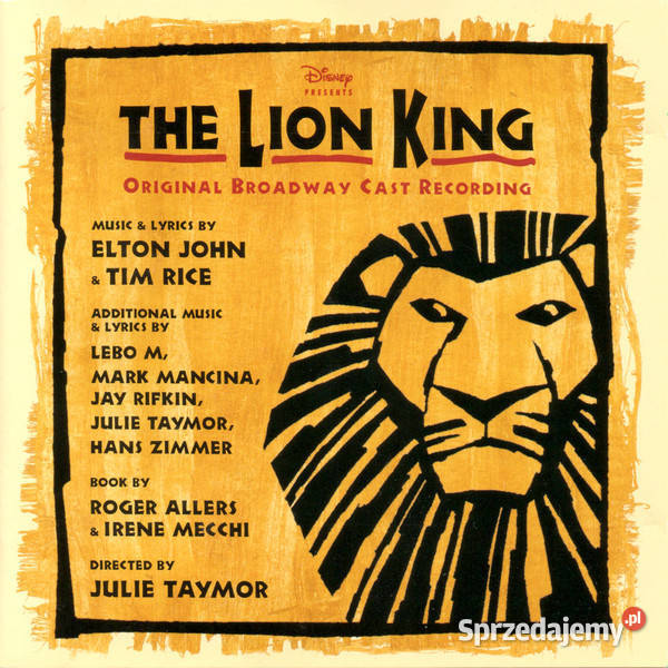 The Lion King Original Broadway Cast Recording