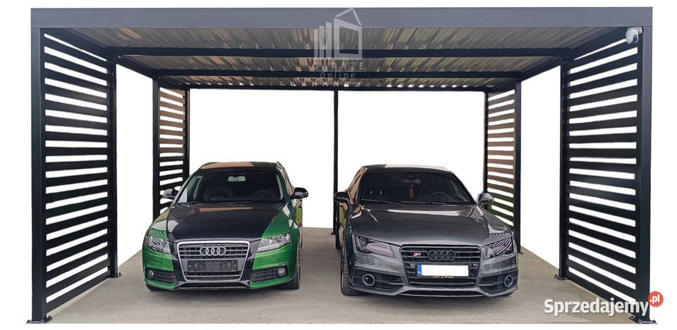 CarPort PREMIUM Wiata samochodowa 6x6 Antracyt