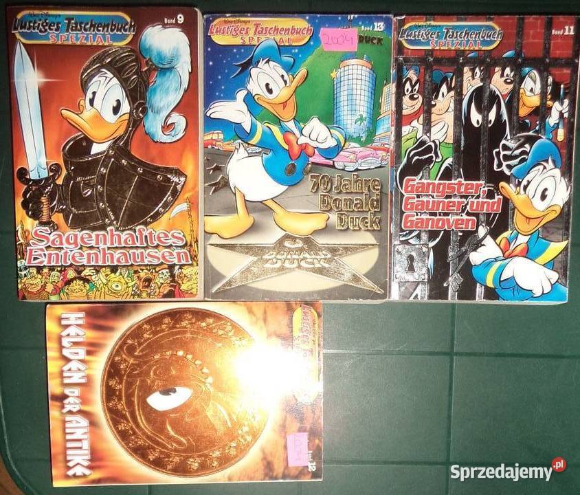 4x komiks Kaczor Donald Duck Lustiges podkarpackie Rzeszów
