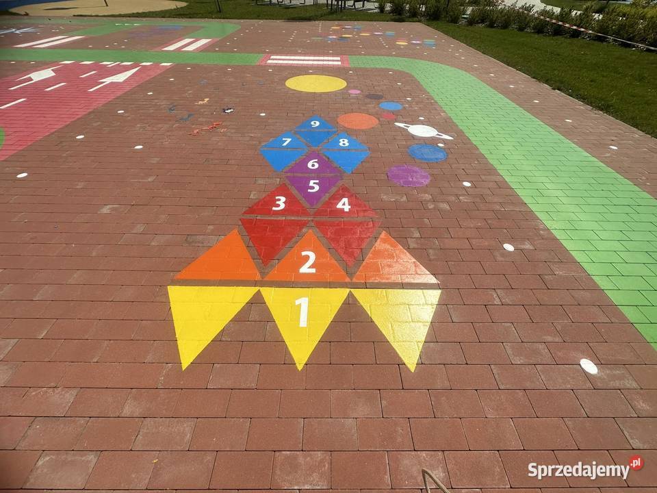 Zestaw 2 gry podwórkowe gry chodnikowe Strefy Legnica