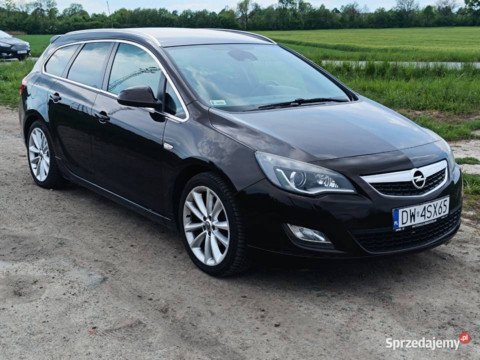 Opel Astra J 14 turbo 140 benzyna lpg elektryczne lusterka dolnośląskie Jaszowice