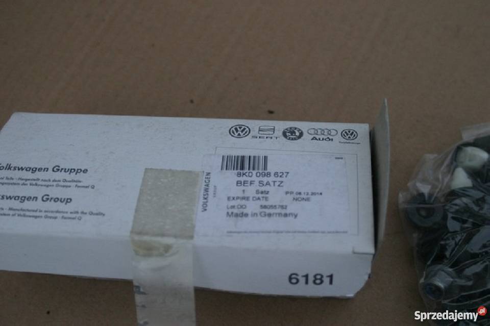 AUDI A4 B8 ZESTAW MONTAŻOWY ZDERZAKA TYŁ Karoseria Karoseria lubuskie Bieleń