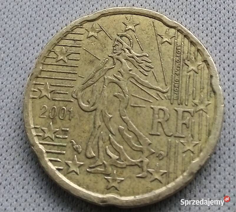 FRANCJA20 EURO CENT2001 r sprzedam