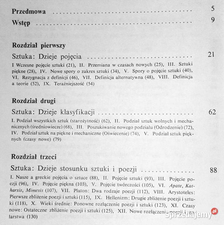 Dzieje sześciu pojęć Władysław Tatarkiewicz Chełm sprzedam