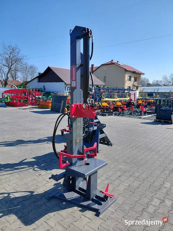 Łuparka hydrauliczna pionowa 20T napęd z WOM Wola Różaniecka