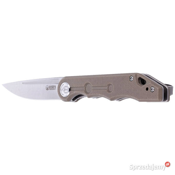 Nóż składany Kubey Mizo Tan G10 Satin 14C28N by Warszawa