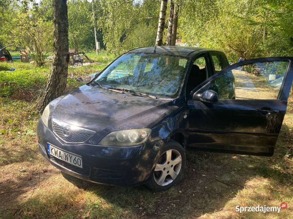 Mazda II Uszkodzony silnik Rok produkcji 2006 małopolskie Wadowice sprzedam