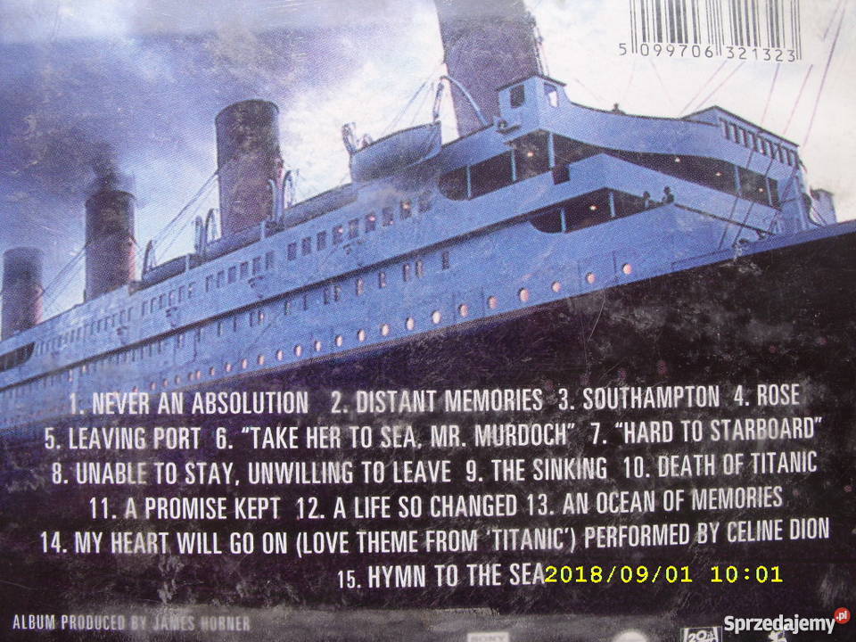 CD filmowa TITANICMUSIK FROM dolnośląskie Wołów