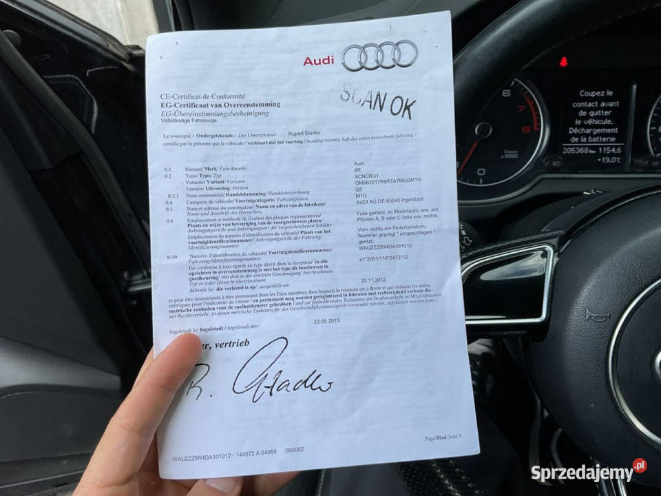 Audi Q5 Manual benzyna quattro kamera SLine Wejherowo