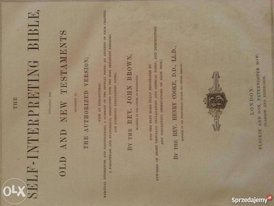 Biblia BrownS Błażowa