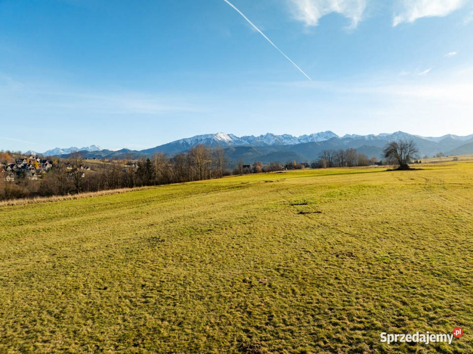Działka z widokiem na Tatry Zakopane Wojdyły małopolskie