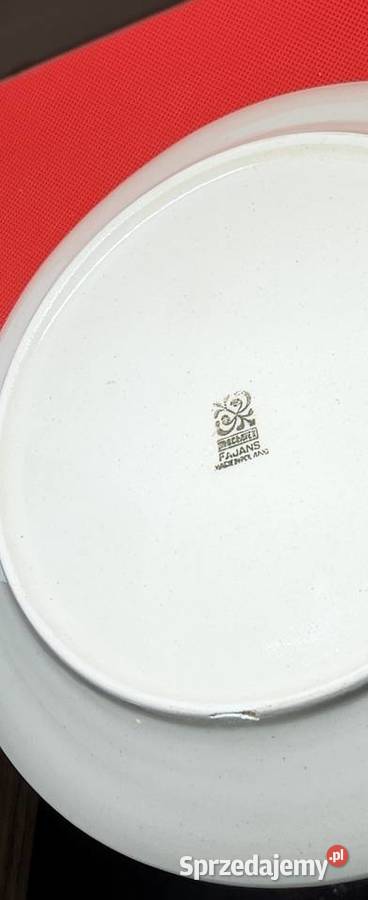 Talerz dekoracyjny fajans Włocławek