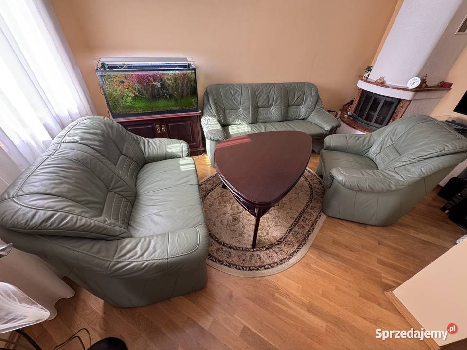 Zestaw wypoczynkowy skórzany 321 Poznań skóra naturalna