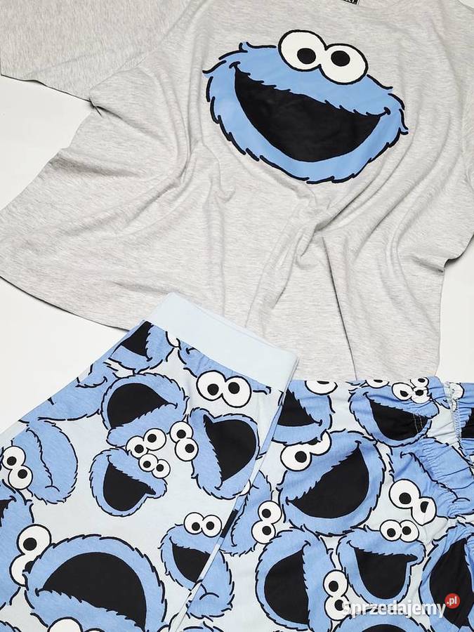 Piżama damska bawełna 5052 Primark Sesame Street Rzyki