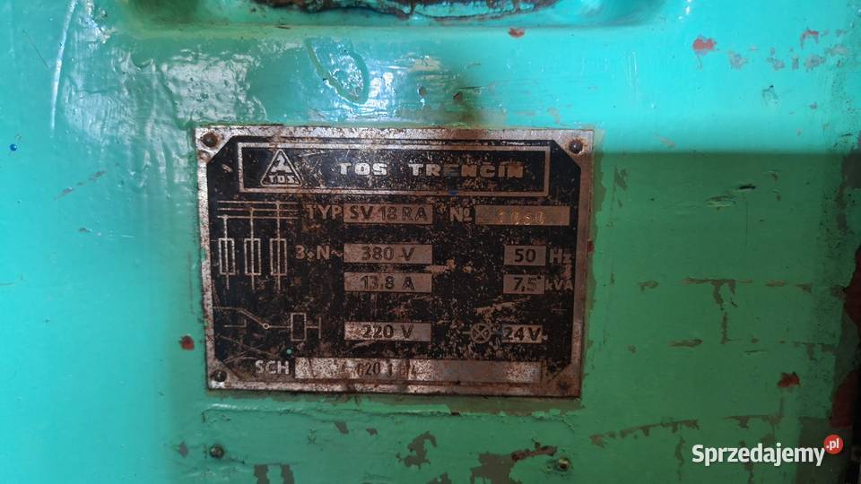 Tokarka TOS Trencin SV 18 RA kujawsko-pomorskie Ciechocinek sprzedam