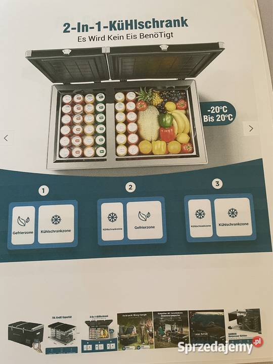 Lodówkazamrażarka turystyczna 78l 45.5cm Dom i Ogród Katowice sprzedam