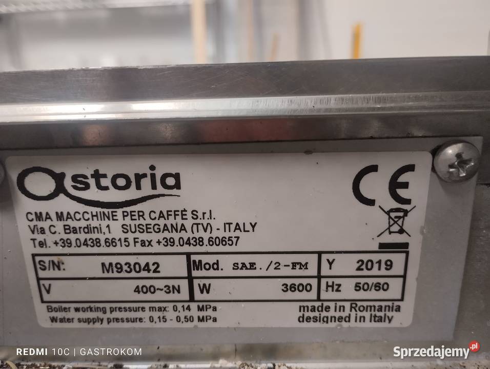 Ekspres do kawy 2kolbowy Astoria Forma SAE2FM Wrocław