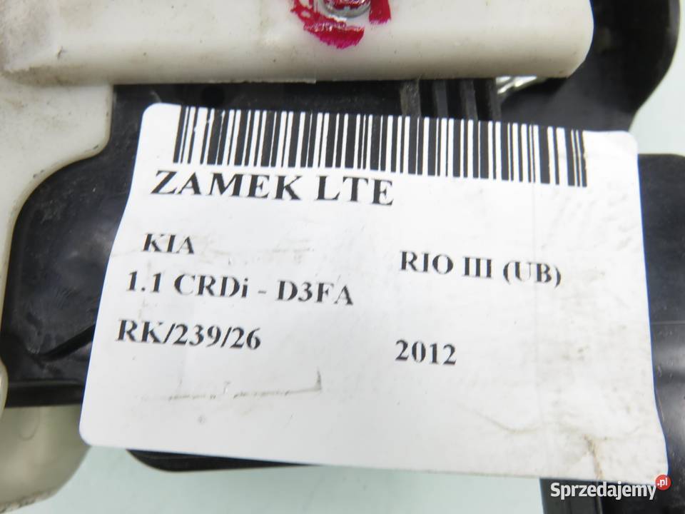 ZAMEK LEWY TYLNY KIA RIO III