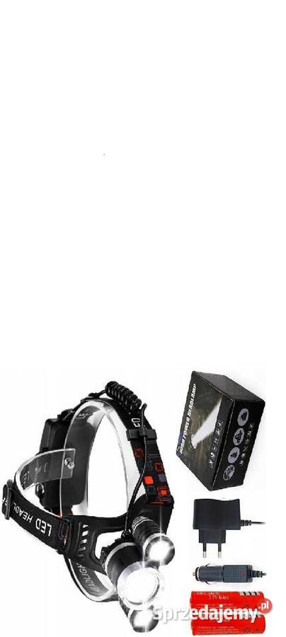 Latarka Czołowa Led Mocne Światło Zestaw Drezdenko sprzedam