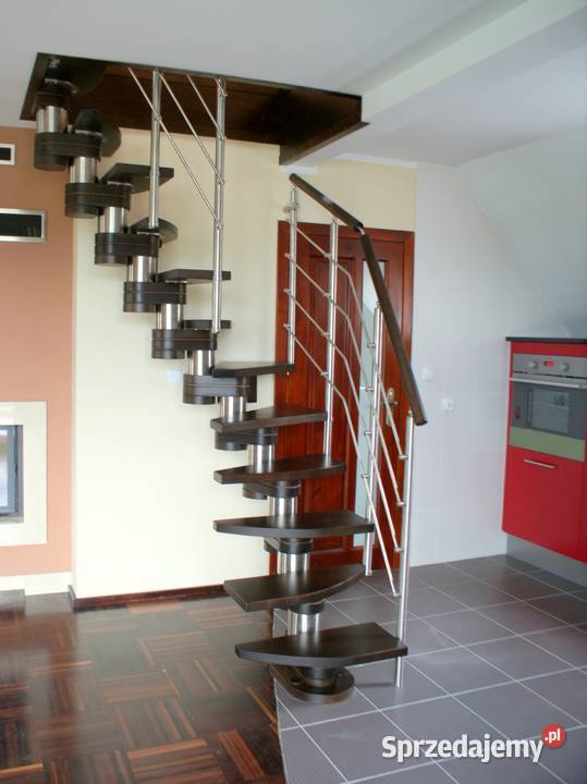 Schody drewno model Molo Vertical L90 12 wewnętrzne Kościan