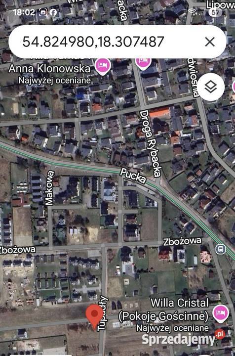 Działka Jastrzębia Góra budowlana Mieszkaniowo