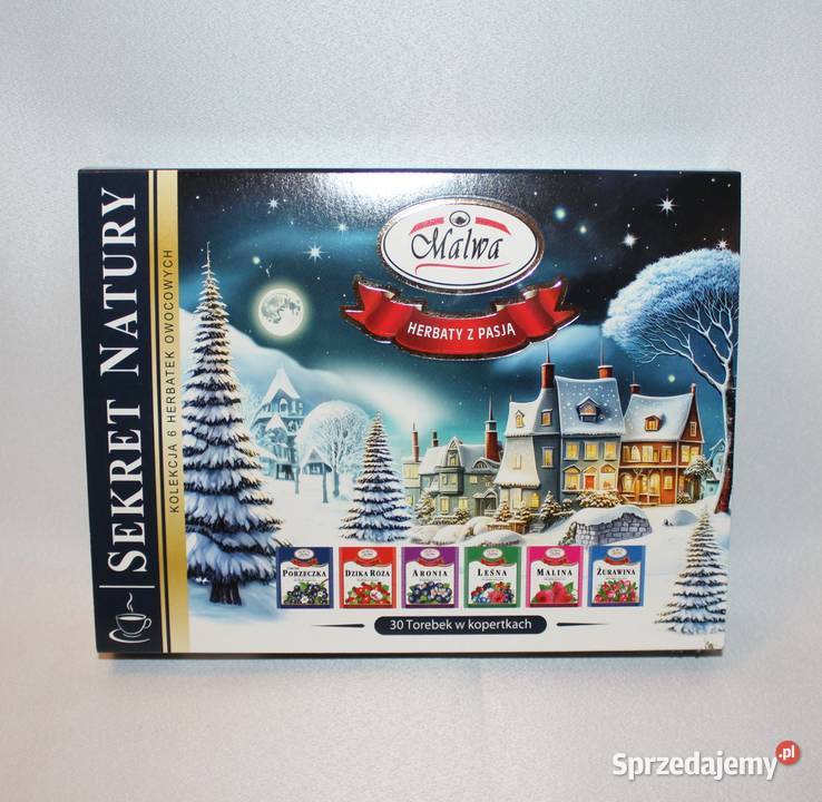 Malwa herbata owocowa zestaw na prezent święta 6