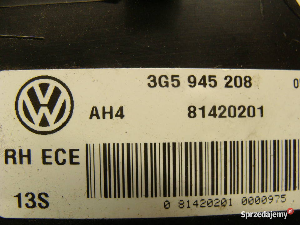 LAMPA PRAWA LED TYLNA VW PASSAT B8 SEDAN lampy tylne Goleniów