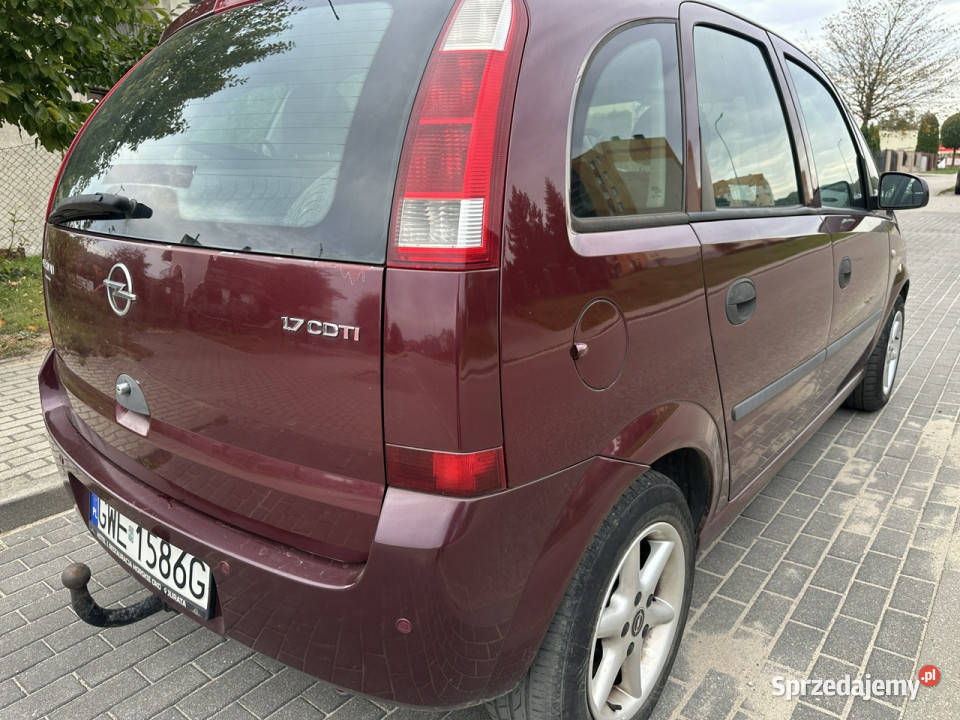 Opel Meriva Mocny Diesel hak klima mrozi drugie ABS Wejherowo