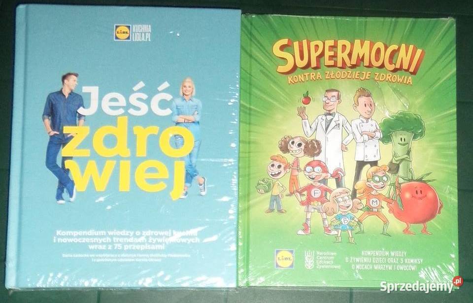 LIDL Jeść zdrowiej supermocni komiks poradnik Rzeszów