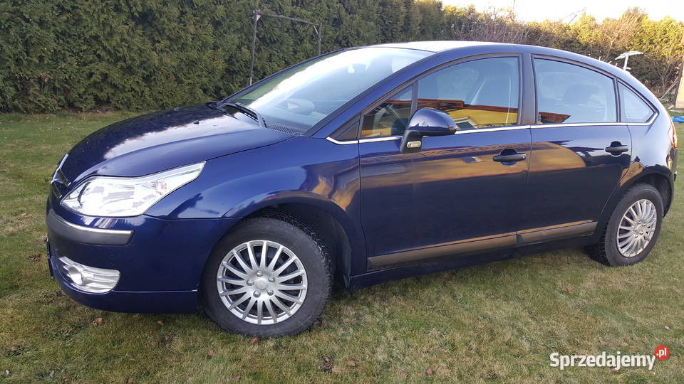 Citroen C4 14 benzyna super stan mały przebieg granatowy Krasne sprzedam
