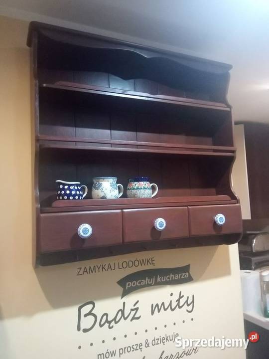 rustykalne półki kuchenne Szafy, regały, półki Grójec