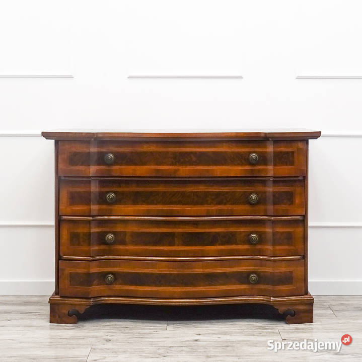 Drewniana KOMODA 4 szuflady KOMODA Orzech 88cm sprzedam
