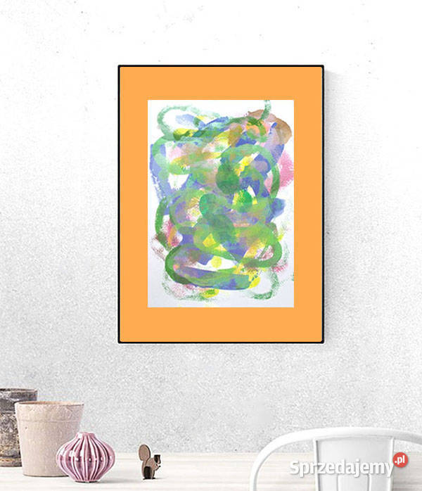 abstrakcyjny obrazek nowoczesny rysunek 30x40 Gdańsk