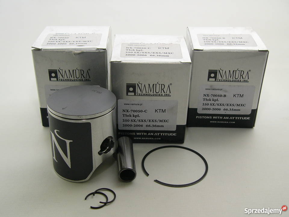 TŁOK komplet tłokowy NAMURA 6636 mm selC EXC 250 sprzedam