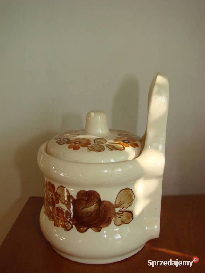 Włocławek fajansowy ścienny pojemnik Pruszcz Gdański