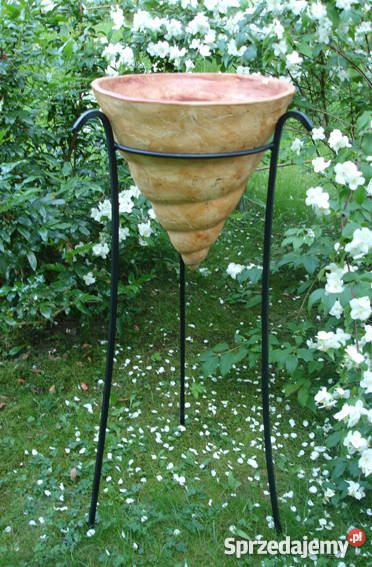 Donica ceramiczna mrozoodporna w stojaku 90 Pozostałe Jelenia Góra