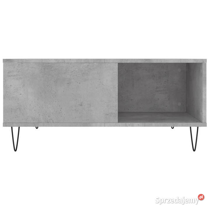 Stolik kawowy szarość betonu 80x80x365 WM830784 mazowieckie Warszawa
