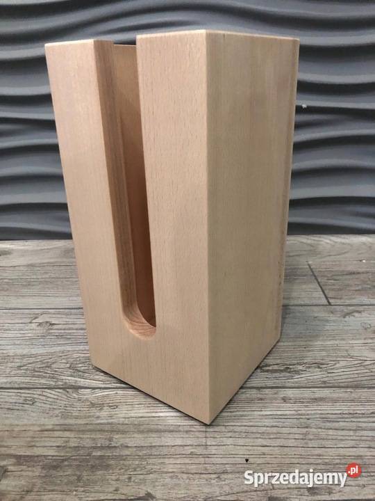 Zasobnik drewniany na papier toaletowy KOLORY podkarpackie Dębica