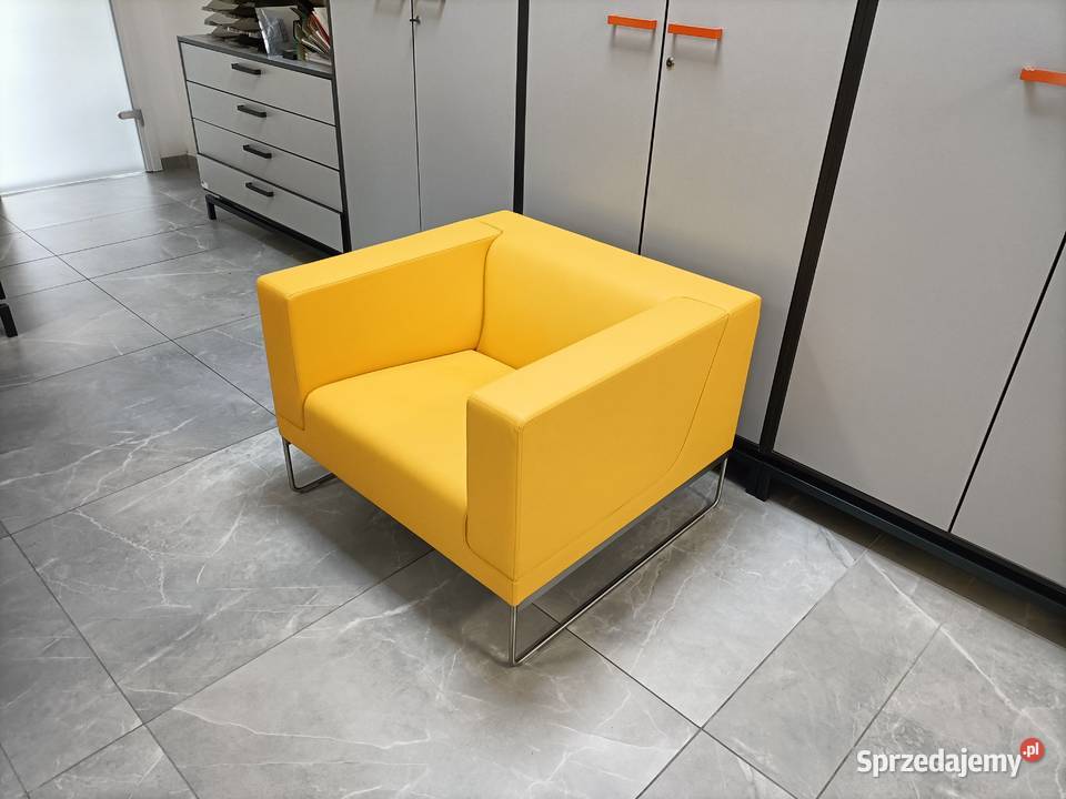 Nowy Fotel biurowy Noti Tritos żółty marigold małopolskie Kraków