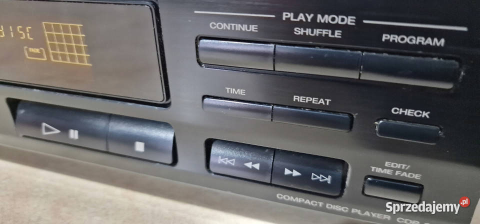 SONY odtwarzacz kompaktowy CD player CDP 212 Międzychód sprzedam
