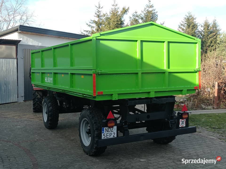 Przyczepa rolnicza hl 6011 Bss zarejestrowana Krasnystaw