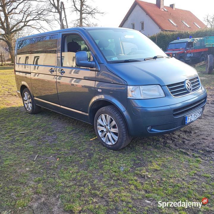 VW T5 19 TDI Caravelle Transporter 8 osobowy Transporter Zielona Góra sprzedam