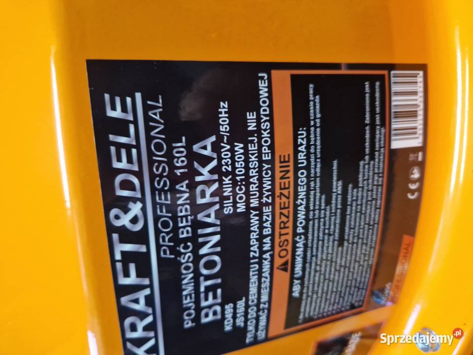 Zestaw BETONIARKA 160L 230V KD495 Agregat Głogowa