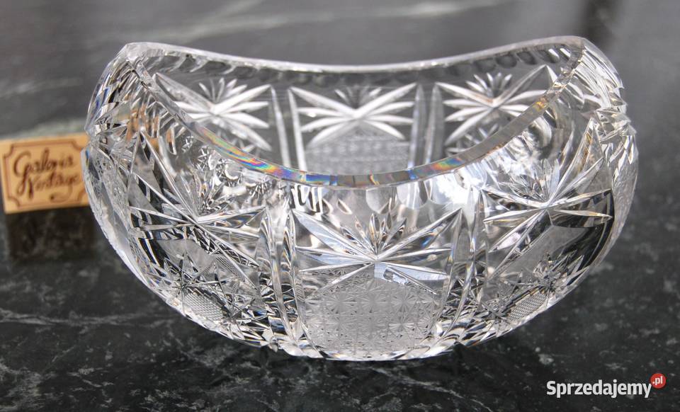 Miska kryształowa koszyk koszyczek kryształ lubelskie Lublin